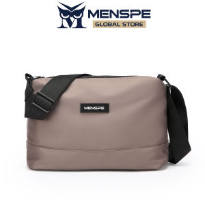 MENSPE Men Bags Mens Shoulder Bag Chest Bag Cross Body Bag Leisure Messenger Bag Business Style Soft Leather Large Capacity Sling Bag Casual Bag Men Sport Street Travel Outdoor