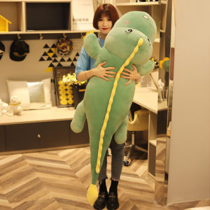 New Large 50/80/100/130CM Dinosaur Pillow Plush Toys Doll Stuffed Toys for Girls Sleeping Large Pillow Accompanying Doll Ragdoll Girl Soft Baby Toys