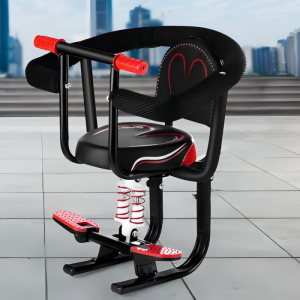 เบาะที่นั่งเด็กปรับความสูงได้แถมเข็มขัดรัดฟรีเหมาะสำหรับรถยนต์ไฟฟ้าทุกยี่ห้อเหมาะสม6เดือน-6ปี