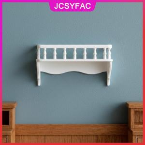 JCSYFAC Mini Dollhouse lưu trữ Kệ 112 quy mô treo tường giá mô phỏng hiển thị cho DIY cảnh trang trí phụ kiện