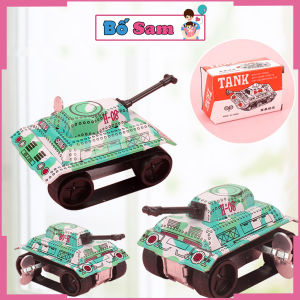 Đồ chơi xe tăng vặn cót mini cho bé Shop Bố Sam