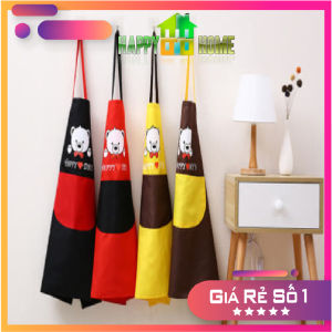 Tạp Dề Nấu ĂnTạp Dề Vải Chống Thấm Nước Có Khăn Lau Tay Tiện Lợi.(Giao Màu Ngẫu Nhiên)