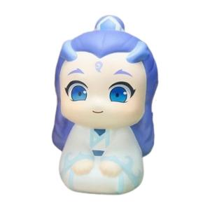 Classical Nezha Character Antistress Toy Soft Squeezable Pinching Toy Anime TPR Dolls for Adult and Student Kids