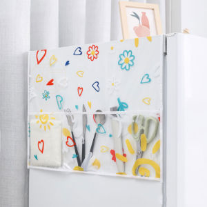 Tấm phủ tủ lạnh tiện ích thông minh nhiều mẫu hình Tấm khăn phủ tủ lạnh cao cấp Tấm phủ tủ lạnh có túi Tấm phủ tủ lạnh chống bụi Miếng lót tủ lạnh