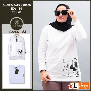 KAOS ZOLAQU TERBARU 2024 BAJU WANITA LENGAN PANJANG ATASAN JUMBO OVERSIZE OFFICIAL STORE AGEN RESMI