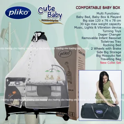 Pliko Baby Box 839XLR CUTE BABY / 1179XLR SWEET DREAM - Box Bayi Pliko - Ranjang Bayi Pliko