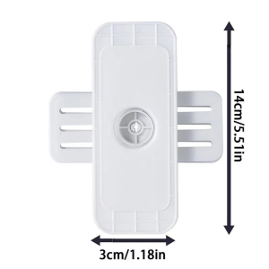 Wall Mounted Socket Plug Holder Self-Adhesive Insert Seamless Power Strip Holder Household WiFi Router Boxes Organizer