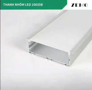 Thanh nhôm định hình U 10035 bạc 3m (gửi hàng thanh 1m) (CẦN GỬI THANH 3m LH SHOP)