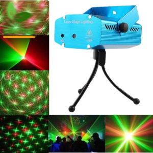 CKS MALL Mini Led Laser Projector Portable Disco Music Stage Lights For Home Party Decoration
