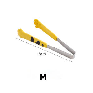 ที่คีบอาหารอุ้งมือแมว คลิปหนีบทำครัวมัลติฟังก์ชั่น ขนมขบเคี้ยว ขนมปังสลัด ที่คีบสแตนเลส คลิปหนีบอาหารกันลื่น 12 ซม. / 18 ซม. / 24 ซม.