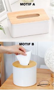Kotak Tisu Kayu / Wooden Tissue Box