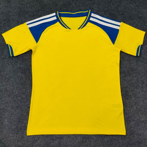 AE26-27 Swedish national team home fan edition short-sleeved football jersey Football uniform jersey