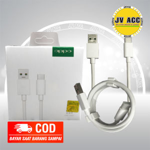 KABEL DATA CHARGER OPPO TYPE TIPE C SUPER VOOC FAST CHARGING R17 RENO 1 2 2F 2Z 3 4 5F 6 7 7Z 8 8T 8Z 10