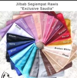 Segi Empat Sekolah Polos / KERUDUNG SEKOLAH SEGIEMPAT POLOS RAWIS / SEGIEMPAT SEKOLAH SMP SMA / HIJAB SEKOLAH SEGIEMPAT SAUDIA RAWIS / JILBAB SAUDIA RAWIS / KERUDUNG SEKOLAH WARNA PUTIH COKLAT PRAMUKA HITAM NAVY ABU ABU / SAUDIA RAWIS / KERUDUNG WANITA