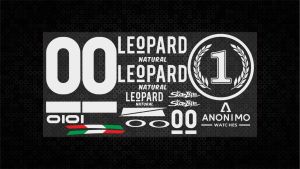 Stiker Sticker Helm Set Leopard