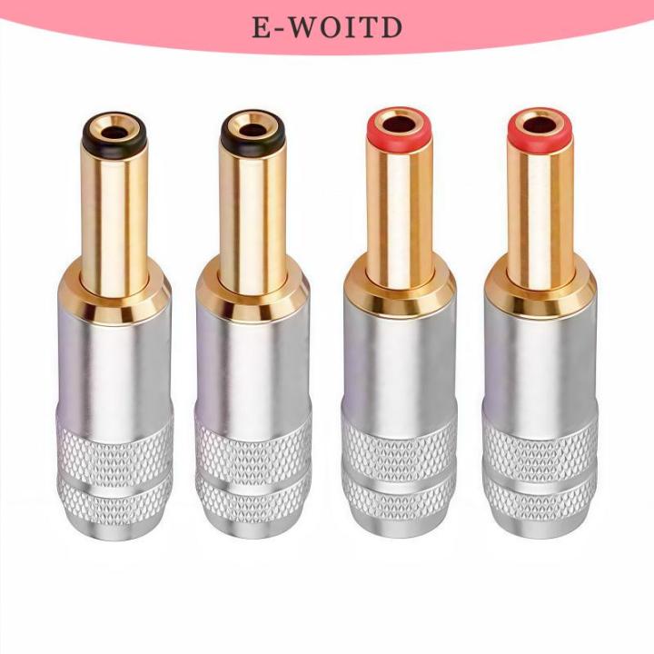 Copper Plated DC-2.1G 2.5G DC Power Plug Jack Weld Connector For Linear ...
