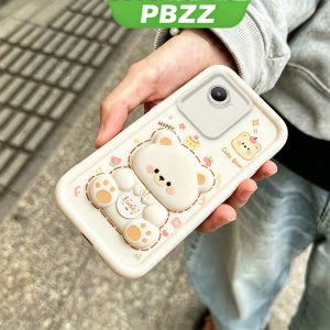PBZZ Case for Realme C30S c30 REALME NARZO 50i PRIME 2022 5G phone casing Softcase Silicone shockproof Cover new design aesthetic with holder 360 °   rotate cute black Bear for boys JTXX2