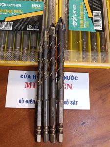 Mũi khoan đa năng 4 cạnh Mũi khoan hỏa tiễn đa năng 4 cạnh FURTHER 6 10 12 ly WYNNS 8mmm