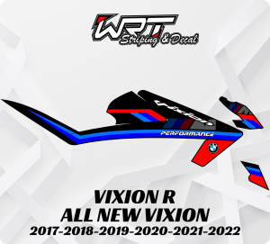 Striping Stiker Decal Vixion R All New BMW