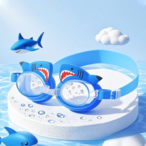 AODUOYAYA Cartoon Kids Swim Goggles Waterproof Anti-Fog HD Clear Vision Silicone Swimming Glasses for Kids