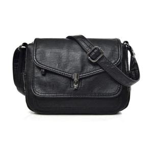 2023 Túi Đeo Vai dành cho nữ cô gái màu trơn túi đưa thư bình thường Túi Da dung tích lớn Túi đeo chéo cổ điển