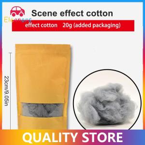 [Eleanor] 20G Simulated Cotton For  Dust And Water Splash Effect Tank Model Firing Explosion Making Cloud Shape Cotton