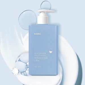 KOEC Turmeric VC Moisturizing and Brightening Body Lotion 300g Moisturizing refreshing non-greasy leaves a lasting fragrance all over the body