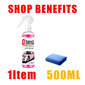 🚀 Instantly transform! 💥Car coating spray Car Coating nano ceramic spray Fast car polish and wax spray paint Luxury Mirror Shiny Crystal Glaze Car Paint Polish Agent