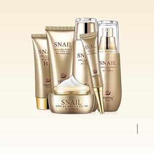Bộ chăm sóc da ốc sên Hanmei dưỡng ẩm bộ sáu món giảm thiểu lỗ chân lông bán buôn giao hàng một món