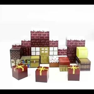 Factory Direct Sale Childrens Magnetic Building Blocks Mali Scene Building Blocks Assembly Set Magnetic Toy Gift Combination