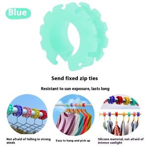 SeasTina kẹp áo chống gió cho ban công chất liệu nhựa ABS bền dễ sử dụng và lắp đặt