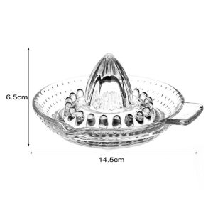 Glass Manual Lemon Juicer Orange Squeezer Juice Extractor Fruit Juicer Cocktail Drink Kitchen Accessories
