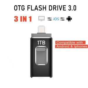 Pendrive 1TB For iPhone13/12 usb flash drive for ipad HD memory stick unit Micro OTG mobile USB stick for Android phone