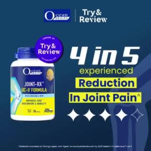 [Bundle of 2] Ocean Health Joint-RX® UC-II® Formula (30s) - UC-II Curcumin for Joint Comfort & Cartilage Support