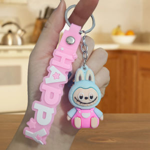 keychain labubu sun flower keychain murah keychain motor keychain mobil gantungan tas gantungan kunci rumah lucu dan unik