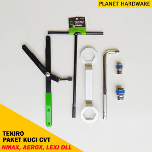 Paket Kunci CVT Motor Matic Yamaha NMAX AEROX LEXI Treker Tekiro Kunci Kanvas Ganda 39x41 mm Kunci Pully Depan Belakang 17 mm 24 mm T8 COD / Bayar di Tempat / Planet Hardware