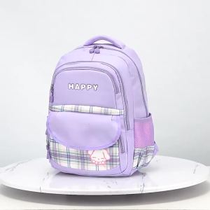 AE New cartoon school backpack for girls in grades one to five 6-12 Multi-layered large capacity