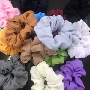 BABY SCRUNCHIE CHIFFON - mini slim kecil cepol cemol ikat rambut anak kecil bayi kunciran