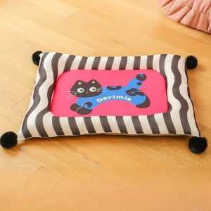 Cool Double-Sided Pet Sleeping Mat Universal Pet Sleeping Pad  Detachable Washing Ice Silk Pet Bed Pad