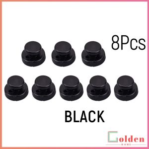 Golden 8ชิ้น/set หมุดกระดุมเสื้อกดแปะไม่ต้องเย็บ กระดุม  วัสดุคุณภาพดี สีดำ/ขาว Shirt buttons