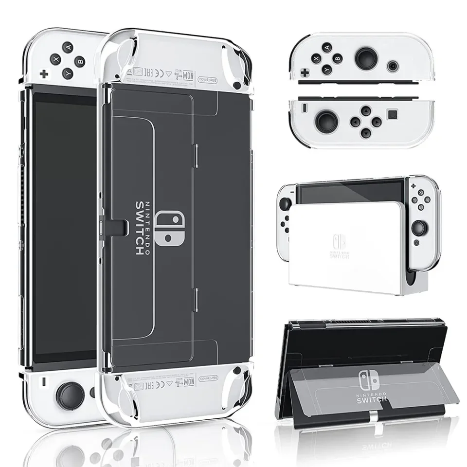 Nintendo switch clear case hot sale dockable