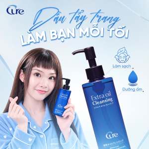 Bộ Đôi Chăm Sóc Da CURE Làm Sạch Sâu Cấp Ẩm Dưỡng Sáng Da Mịn Màng