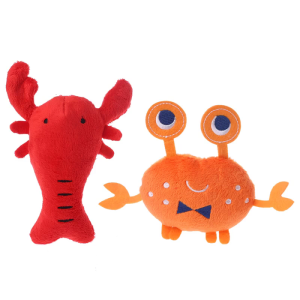 Thú Cưng nhồi bông đồ chơi cho chó dễ thương tôm hùm Đồ chơi bóp kêu cho đồ chơi tương tác cho mèo huấn luyện chó đồ chơi vui vẻ đồ chơi nhồi bông cho con chó con chó con tàu