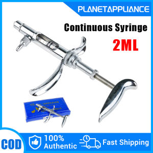 Automatic syringe injector 0.2-2ML Adjustable Continuous vaccinator for pig chicken chicks poultry