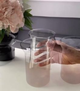 Ly thuỷ tinh chịu nhiệt 350ml uống cà phê ly cốc Hàn Quốc quay homecafe-Chihirostore.decor