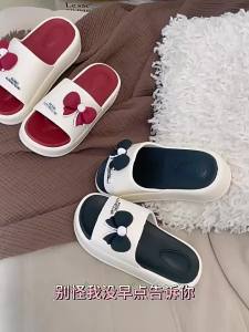 [Free Shipping] 2025 New Thick-Soled Slippers For Women Featuring A Non-Slip Soft Sole Perfect For The Bathroom And Stylish For Indoor Wear