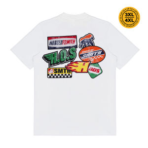 House of Smith Kaos Pria Lengan Pendek - Badge Tshirt White #2 - T Shirt