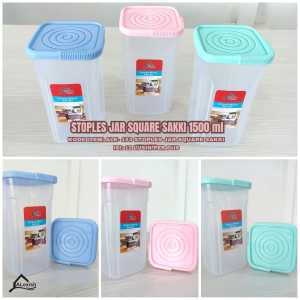 STOPLES JAR SQUARE SAKKI 1500 ML ALEXISH