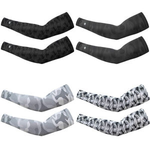 Ống Tay Chống Nắng Anmeilu XT003 Nam Nữ Vải Lụa Mát Chống Tia UV Đi Xe Máy Size M L - Chính Hãng