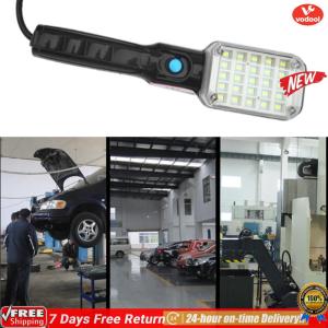AC 220V Rechargeable Work Lights with Magnetic Base 12.5W Inspection Construction Light with Hook Handheld Light for Car Repair